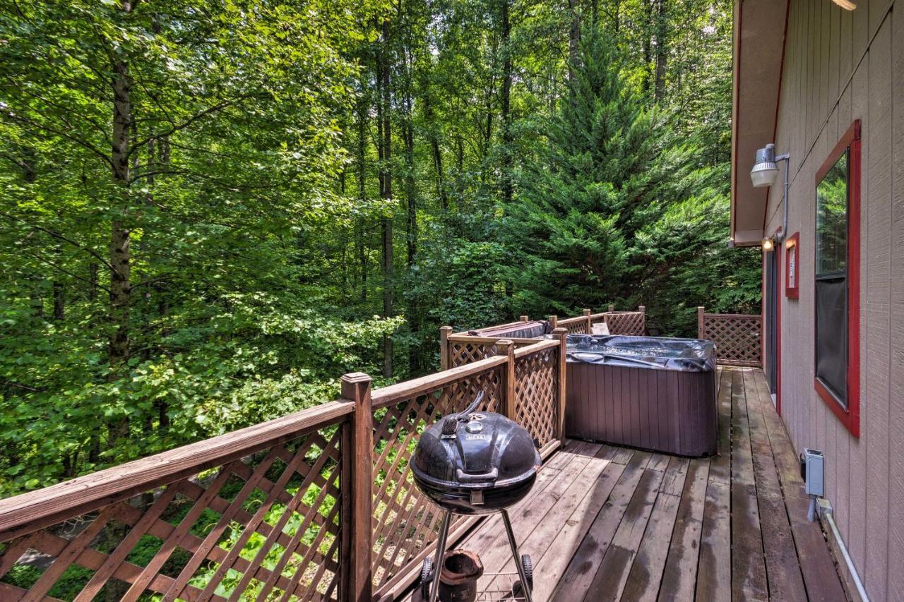 Bryson City Cabin In Smoky Mountains With Hot Tub! Dış mekan fotoğraf